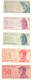 Indonesia 5 Banknotes Set 1964 - Roumanie