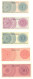 Indonesia 5 Banknotes Set 1964 - Rumania