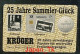 GERMANY O 266 92 25 Jahre Krüger   - Aufl  11000 - Siehe Scan - O-Series : Series Clientes Excluidos Servicio De Colección