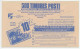 Postal Cheque Cover France 1990 Stamp - State Of Comoros - Dog - Altri & Non Classificati