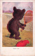 Sport -  TENNIS - Illustrateur M.D.S - " LOVE ALL "  Petit Ours Jouant Au Tennis - Little Bear Playing Tennis - Tenis