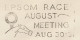 Cover / Postmark GB / UK 1965 Horse Racing - Epsom Race - Reitsport