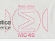 Meter Top Cut Netherlands 1986 MC 40 Years - Centre For Mathematics - Sonstige & Ohne Zuordnung