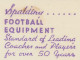 Meter Cut USA 1935 Football Equipment - Spalding - Otros & Sin Clasificación