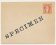 Specimen - Postal Stationery Virgin Islands Madonna - Sonstige & Ohne Zuordnung