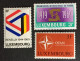 1969 Luxembourg - 25th Benelux Customs Union, 50th Ann. Of Labor Organization, 20th Ann. Of The N.A.T.O. - Unused - Nuevos