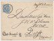 Envelop G. 6 A Amsterdam - Delft 1897 - Material Postal