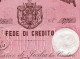 T-IT Banco Di Sicilia Trapani 1883 Fede Di Credito - Other & Unclassified