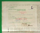 T-IT Società Per Le Ferrovie Napoletane 1926 +attestato Banque Dubois - Sonstige & Ohne Zuordnung