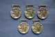 Liban 5 Médailles Libanaises 3 Eme Classe Bronze - Other & Unclassified