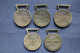 Liban 5 Médailles Libanaises 3 Eme Classe Bronze - Andere & Zonder Classificatie