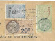 1927 Timbres Fiscaux Assortiment / TD 2 Francs+2/10 + TF 20 C + TF 1 Franc / Sur Document - Storia Postale