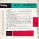 TONY DALLARA - FR EP -  COME PRIMA + 3 - Autres - Musique Italienne