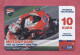 IItalia, Italy- Ricarica Telefonica,TIM  Mobile Pop Up Card- Moto GP 2010. Round 01, Quatar 11.4.2010- 10 Euro. - Cartes GSM Prépayées & Recharges