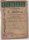 5c Semeuse Camée X5 / Imprimé Recommandé étiquette Rarissime De Bordereau 512 Quater (CHALON-sur-SAONE 1917) - Covers & Documents