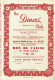 Obligation De 1961 - The Diners Club Bénélux - Déco - Blanco - D - F
