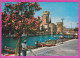 293874 / Italy - Lago Di Garda SIRMIONE Darsena E Castello PC 1987 Colombare Di Sirmione USED 500 L Castello Di Rovereto - 1981-90: Marcofilie