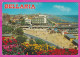 293877 / Italy - BELLARIA - Panorama  Aerial View PC 1987 Riviera Romagnola USED 500 L Castello Di Rovereto , Castle - 1981-90: Storia Postale