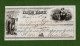 USA Certificate Of Deposit ILION BANK Herkimer State Of New York 1861 CIVIL WAR ERA - Confederate (1861-1864)
