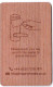INGHILTERRA  KEY HOTEL    Imperial London Hotels -     Wooden Card. - Cartes D'hotel