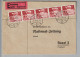 CH Heimat BL Liestal 1952-10-30 Expressbrief Nach Basel 5x 20Rp. Grimsel - Lettres & Documents