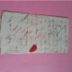 Lettre De Glasgow Du 26-05-1846 Pour Bordeaux Avec Cachet D'entrée Rouge De Boulogne Sur Mer - 1801-1848: Précurseurs XIX