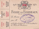 Entrée Foire De Bordeaux 1951 - Tickets - Entradas