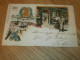 AK Litho Maifeier Wilhelm Liebknecht , 1900 , Alte Ansichtskarte , Postkarte !!! - Artisanat