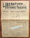 ● 1945 - N°1 - Libération Défense Passive Bulletin Mensuel "Libé-Nord" Ww2 Rare - Other & Unclassified