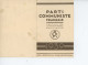 Carte D'adhésion Au Parti Communiste Français En 1939 - Lidmaatschapskaarten