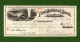 USA Check First National Bank Of Helena MONTANA 1892 GEISER - Autres & Non Classés