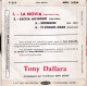 TONY DALLARA - FR EP - LA NOVIA + 3 - Otros - Canción Italiana