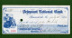 USA Check Pejepscot National Bank BRUNSWICK Maine 1886 - Altri & Non Classificati