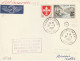 1 ° LIAISON  AERINNE   PARIS - VARSOVIE  - MOSCOU     CARAVELLE - Handstempel