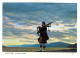 SCOTLAND - A Piper At Sunset - Angus