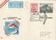 WIEN  - FRANKFURT / M.    PARIS    1° CARAVELLE   - FLUG - Manual Postmarks