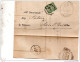 1876  LETTERA CON ANNULLO  JESI ANCONA - Poststempel
