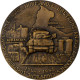France, Médaille, Seconde Guerre Mondiale, George S.Patton, Général, Bronze - Sonstige & Ohne Zuordnung