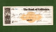 USA Check The Bank Of California San Francisco 1871 SIGNED Charles James Brenham - Autres & Non Classés