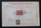 Brèsil Brasil Mandat Vale Postal 1921 Assú Açu Rio Grande Norte Timbre Fiscal Deposito Brazil Money Order Revenue Stamp - Covers & Documents