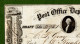 USA Draft Post Office Department NEWARK NJ 1854 Signed JM Campbell & WF Phillips EXTREMELY RARE - Other & Unclassified