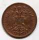 Autriche - 2 Heller 1897 - Austria