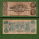 USA Note Civil War Confederate Note $10 Richmond April 6, 1863 & November 1863 - Valuta Della Confederazione (1861-1864)