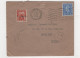Enveloppe Avec Timbre 2 1/2 Roi Georges, 22 Octobre 1946 Et Timbre Taxe Français De 3 F - Storia Postale