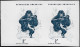 Delcampe - Rwanda 1970 Y&T 375. 7 Essais De Couleurs Offset En Paires, Procédé Inhabituel. Gorille Des Montagnes Et Banane - Gorilles