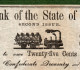 USA Note Civil War CONFEDERATE The Bank Of The State Of Georgia 25 CENT Savannah 1862 - Valuta Van De Bondsstaat (1861-1864)