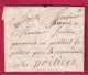 MARQUE FRANC PORT PAYE DU DORAT HAUTE VIENNE 1765 LENAIN N°4 INDICE 19 POUR POITIERS VIENNE LETTRE - 1701-1800: Précurseurs XVIII