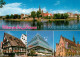 73254045 Ulm Donau Panorama Schiefes Haus Pyramide Zentralbibliothek Rathaus Ulm - Ulm