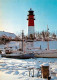 73251784 Buesum Nordseebad Leuchtturm Hafen Winter Buesum Nordseebad - Büsum