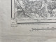 Carte état Major TONNERRE S.O. 1845 1890 35x54cm CHICHÉECHEMILLY-SUR-SEREIN FLEYS CHABLIS FYE BERU MILLY POILLY-SUR-SERE - Geographical Maps